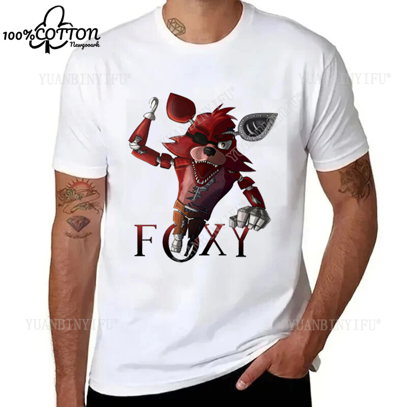 Fashion Street Night - 新規掲載ファッション Fnaf 2 アニマトロニクス Tシャツコットンユニセックスシャツプリントクール Tシャツファイブナイツアストリートファッション原宿