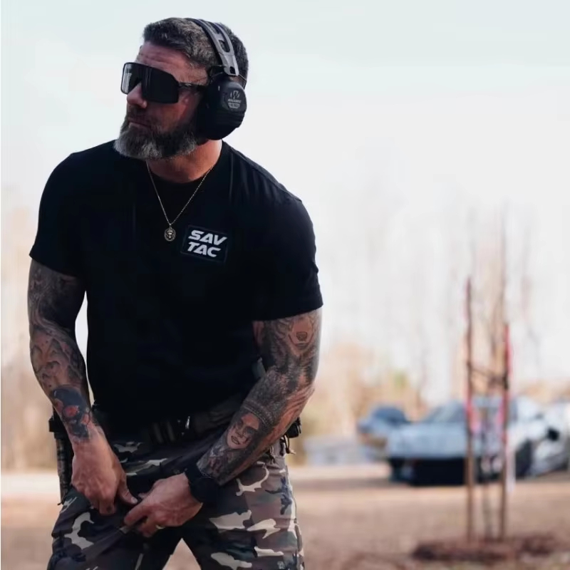 メンズTシャツ アウトドアスポーツ タクティカルTシャツ 通 - Street Fashion For Short Guys のレビューと価格