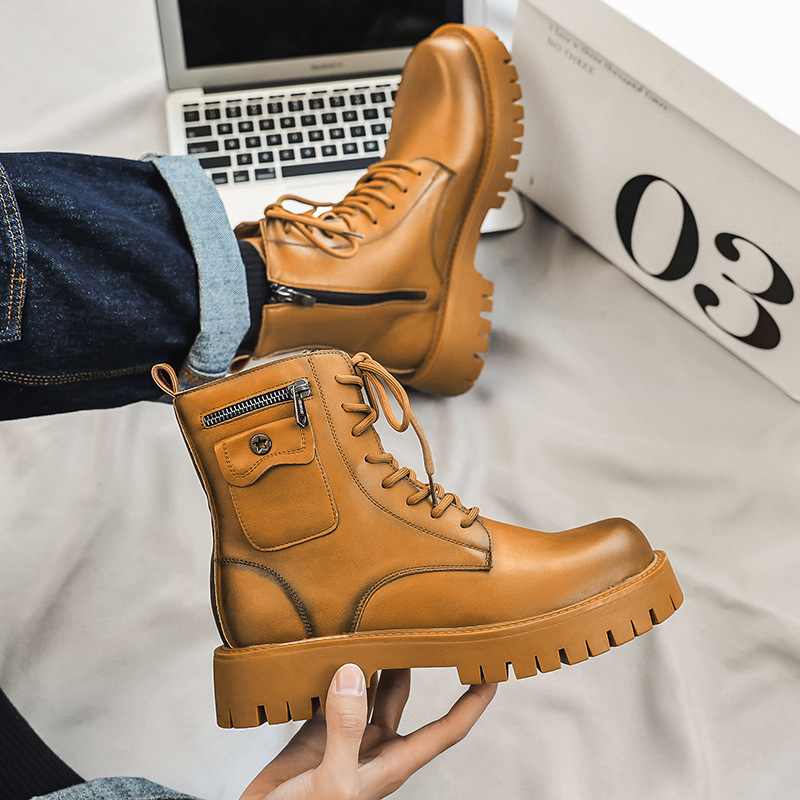 2025 トレンド男性ブーツスニーカーアウトドアファッション - Street Fashion Men 2025 のレビューと価格