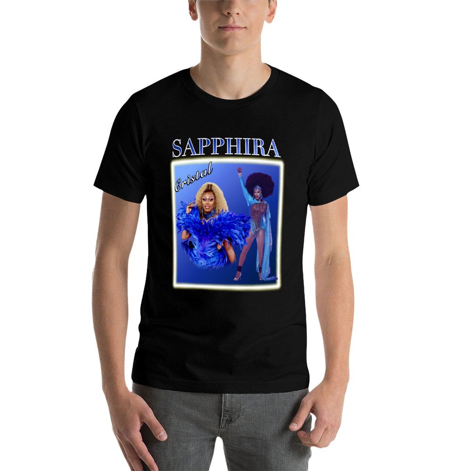 サフィラ・クリスタル・ドラッグレース・クイーン Tシャツ、ス - Queen Street Fashion のレビューと価格
