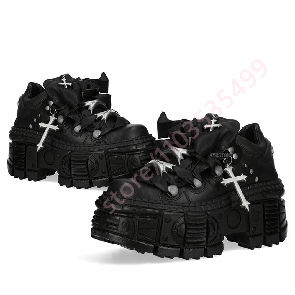 チャンキーパンクメタルリベットアンクルブーツ 2026新作  - Street Fashion Y2K のレビューと価格